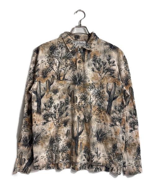 Acne studios（アクネ ストゥディオス）ACNE STUDIOS (アクネ ストゥディオス) DESERT ポロシャツ ベージュ サイズ:Sの古着・服飾アイテム