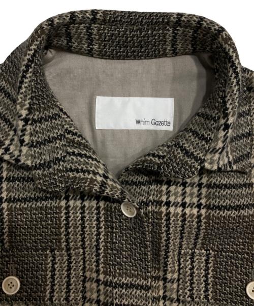 Whim Gazette（ウィムガゼット）Whim Gazette (ウィムガゼット) ガンクラブジャケット ブラウン サイズ:FREEの古着・服飾アイテム