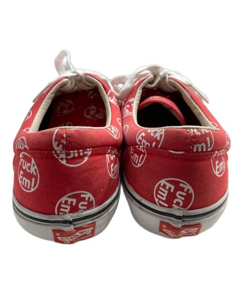 VANS（ヴァンズ）VANS (バンズ) Supreme (シュプリーム) FUCK EM ER ローカットスニーカー レッド サイズ:28cmの古着・服飾アイテム