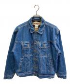 Wranglerラングラー）の古着「裏地チェックデニムジャケット」｜インディゴ
