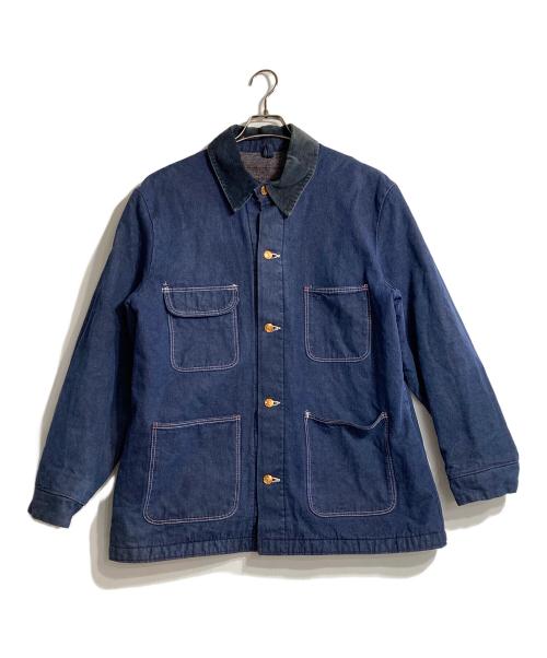 Wrangler（ラングラー）Wrangler (ラングラー) 裏地ブランケットカバーオール インディゴ サイズ:44の古着・服飾アイテム
