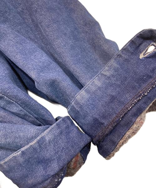 Wrangler（ラングラー）Wrangler (ラングラー) 裏地ブランケットカバーオール インディゴ サイズ:44の古着・服飾アイテム