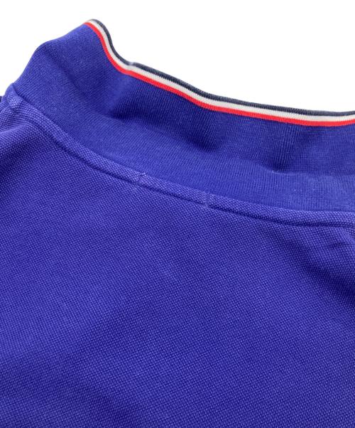 MONCLER（モンクレール）MONCLER (モンクレール) ポロシャツ ブルー サイズ:Mの古着・服飾アイテム