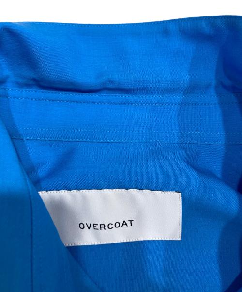 OVERCOAT（オーバーコート）OVERCOAT (オーバーコート) Dropped Shoulder Top with Shirt Collar ブルー サイズ:1の古着・服飾アイテム