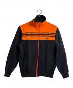 adidasアディダス）の古着「80s トラックジャケット」｜ブラック×オレンジ