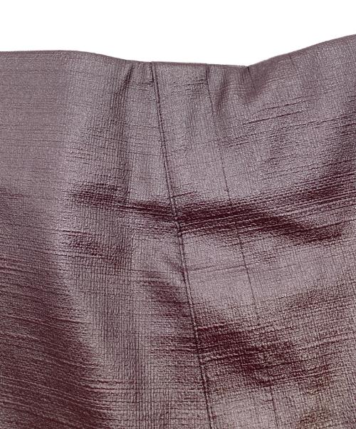 beautiful people（ビューティフルピープル）beautiful people (ビューティフルピープル) coated tweed noren skirt パープル サイズ:34の古着・服飾アイテム