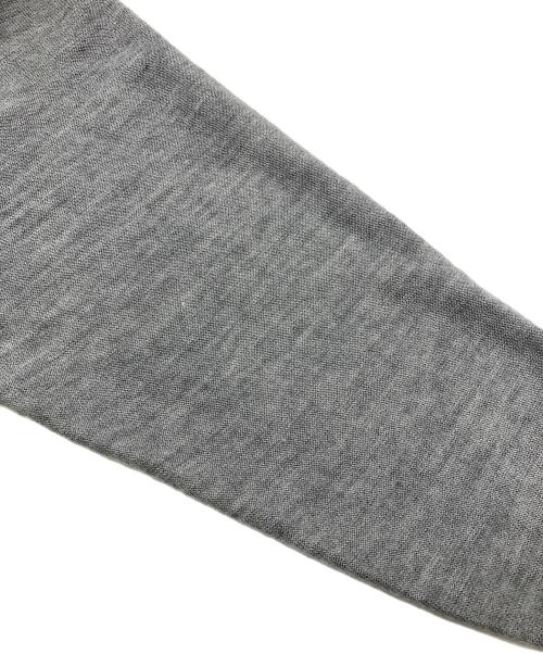 flagstuff（フラグスタフ）FLAGSTUFF (フラグスタフ) ストライプカーディガン グレー サイズ:XLの古着・服飾アイテム