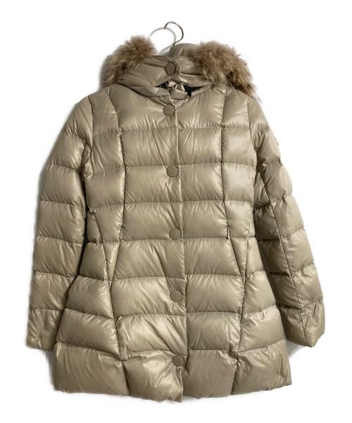 TATRAS（タトラス）TATRAS (タトラス) ファーダウンジャケット ベージュ サイズ:02の古着・服飾アイテム