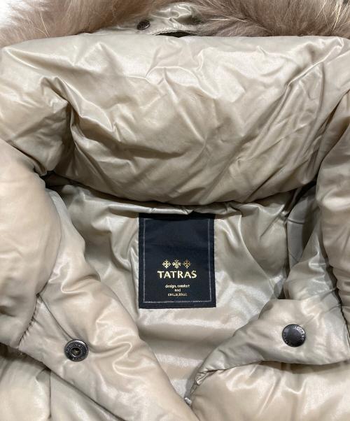 TATRAS（タトラス）TATRAS (タトラス) ファーダウンジャケット ベージュ サイズ:02の古着・服飾アイテム