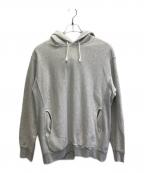 good onグッドオン）の古着「3Dパターンパーカー」｜グレー