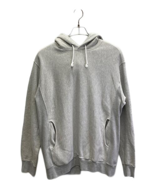 good on（グッドオン）good on (グッドオン) 3Dパターンパーカー グレー サイズ:Lの古着・服飾アイテム