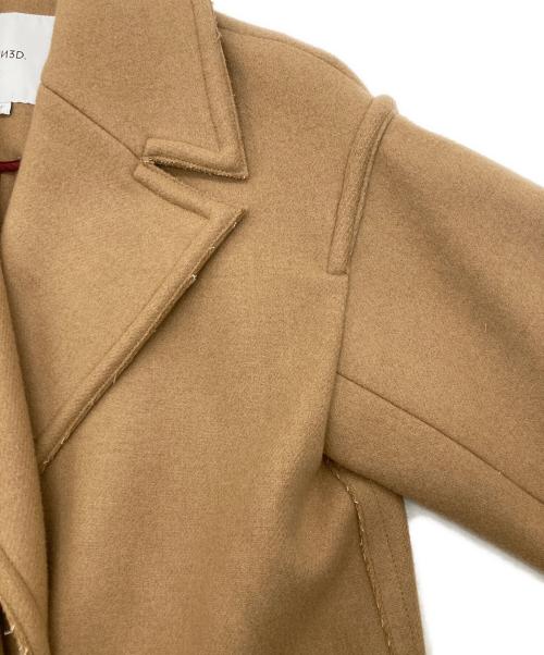 UN3D.（アンスリード）UN3D. (アンスリード) バックオリガミコート ベージュ サイズ:Fの古着・服飾アイテム