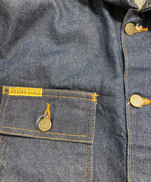 PRISON BLUES（プリズンブルース）PRISON BLUES (プリズンブルース) デニムジャケット インディゴ サイズ:02の古着・服飾アイテム