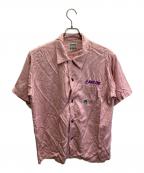 HOUSTONヒューストン）の古着「BOWLING SHIRT」｜ピンク