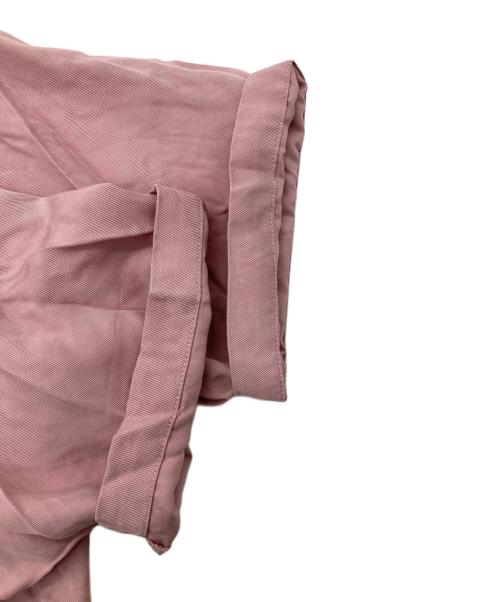 HOUSTON（ヒューストン）HOUSTON (ヒューストン) BOWLING SHIRT ピンク サイズ:Lの古着・服飾アイテム