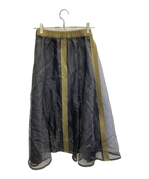 Ameri（アメリ）AMERI (アメリ) ワンショルダーシアースカート グリーン サイズ:Sの古着・服飾アイテム