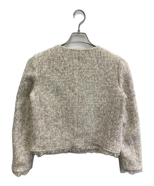 theory luxe（セオリーリュクス）theory luxe (セオリーリュクス) LIGHT TWEED LUMIE JACKET ベージュ サイズ:38の古着・服飾アイテム