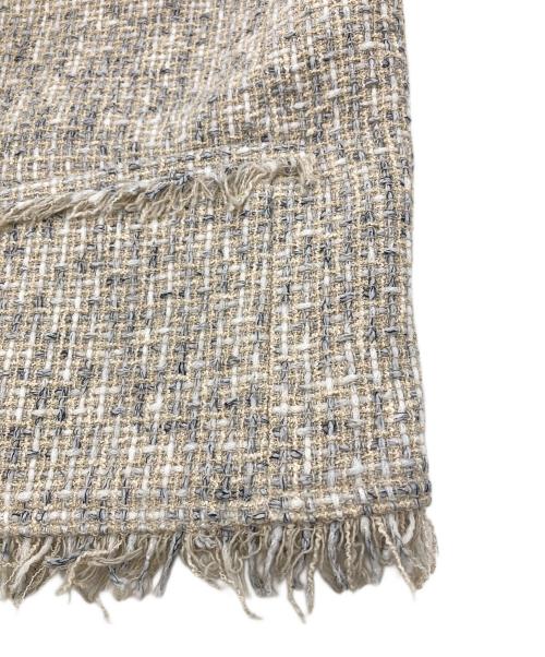 theory luxe（セオリーリュクス）theory luxe (セオリーリュクス) LIGHT TWEED LUMIE JACKET ベージュ サイズ:38の古着・服飾アイテム