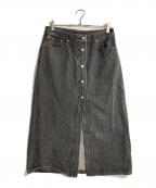 JORDANジョーダン）の古着「DENIM SKIRT」｜ブラック