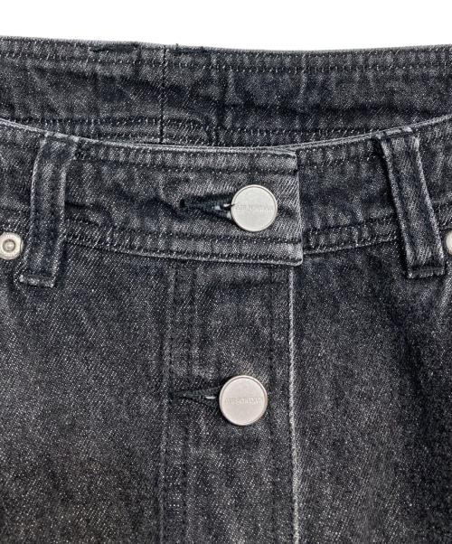 JORDAN（ジョーダン）JORDAN (ジョーダン) DENIM SKIRT ブラック サイズ:Lの古着・服飾アイテム