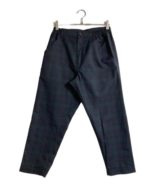 COMME des GARCONS HOMME DEUX（コムデギャルソン オム ドゥ）COMME des GARCONS HOMME DEUX (コムデギャルソン オム ドゥ) チェックスラックス【AD2021】 グリーン サイズ:Ｓの古着・服飾アイテム