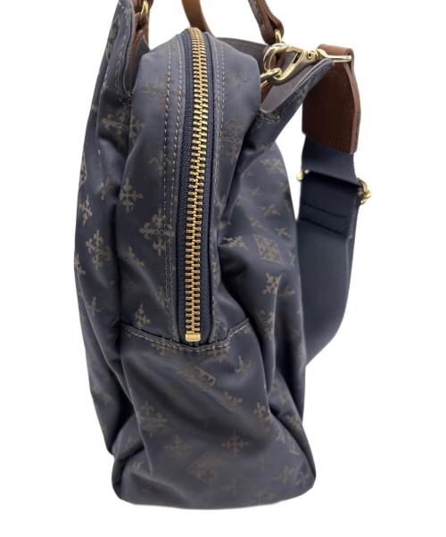 russet（ラシット）russet (ラシット) 2WAYバッグ ブラウン×ネイビーの古着・服飾アイテム