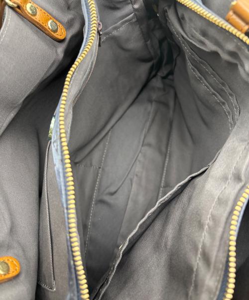 russet（ラシット）russet (ラシット) 2WAYバッグ ブラウン×ネイビーの古着・服飾アイテム