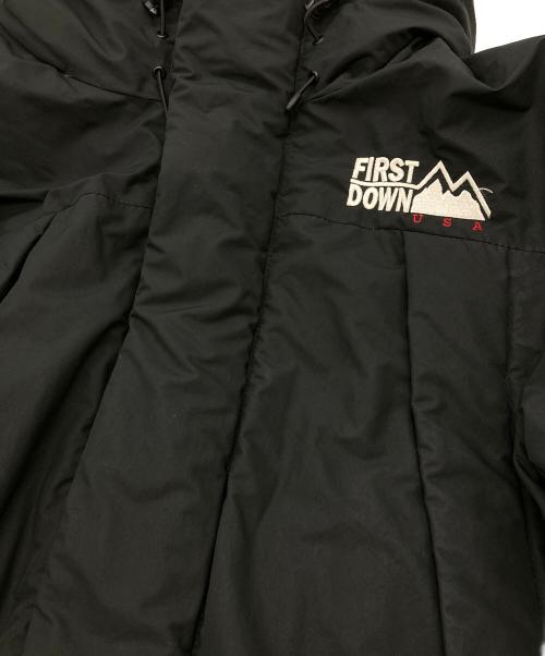 FIRST DOWN（ファーストダウン）FIRST DOWN (ファーストダウン) ダウンジャケット ブラック サイズ:Sの古着・服飾アイテム