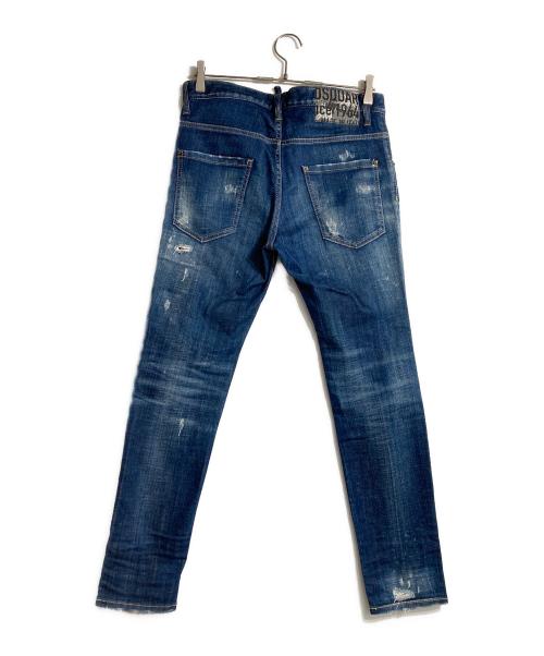 DSQUARED2（ディースクエアード）DSQUARED2 (ディースクエアード) Skater Jean インディゴ サイズ:44の古着・服飾アイテム