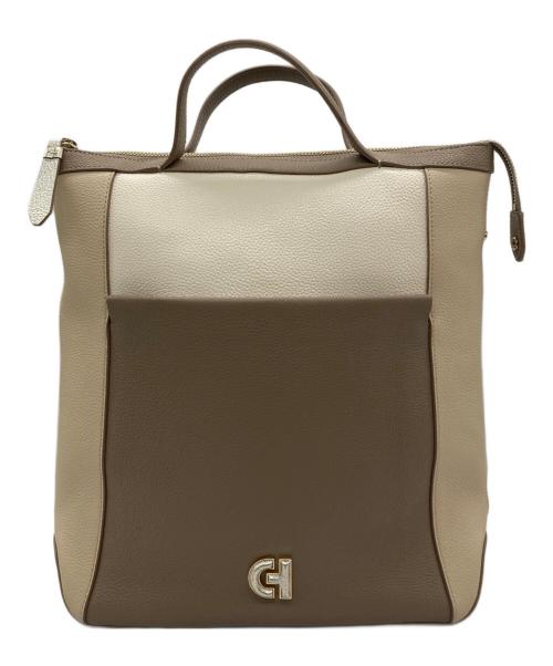 COLE HAAN（コールハーン）COLE HAAN (コールハーン) グランド アンビション スモール コンバーチブルバックパック ベージュ×アイボリーの古着・服飾アイテム