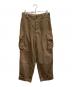 ALIER AIZENAY（アリエル・アイゼネ）の古着「カーゴパンツ」｜ブラウン