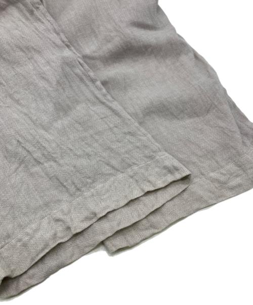 ゴーシュ（ゴーシュ）ゴーシュ (ゴーシュ) リネンワイドパンツ ベージュ サイズ:2の古着・服飾アイテム