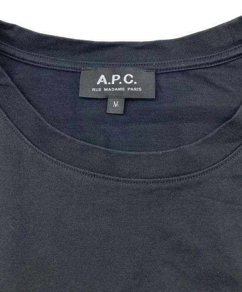 A.P.C.（アーペーセー）A.P.C. (アーペーセー) ポケット エンブレム Tシャツ ブラック サイズ:Mの古着・服飾アイテム
