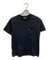 A.P.C.（アーペーセー）の古着「ポケット エンブレム Tシャツ」｜ブラック