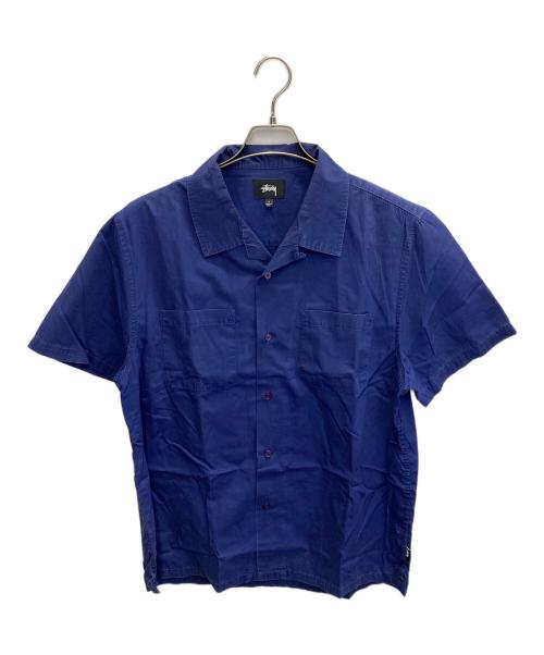 stussy（ステューシー）stussy (ステューシー) 開襟シャツ ネイビー サイズ:Lの古着・服飾アイテム