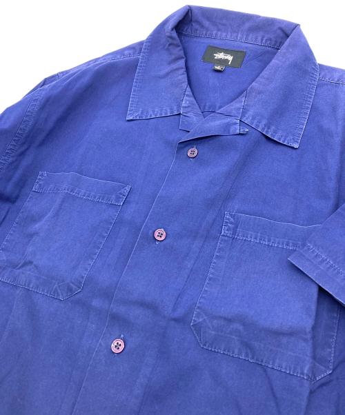 stussy（ステューシー）stussy (ステューシー) 開襟シャツ ネイビー サイズ:Lの古着・服飾アイテム