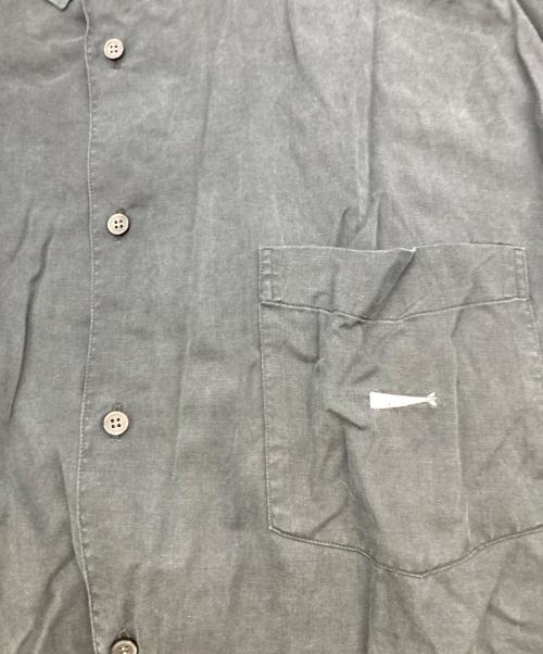 DESCENDANT（ディセンダント）DESCENDANT (ディセンダント) リヨセル混オーバーサイズシャツ ネイビー サイズ:4の古着・服飾アイテム