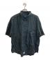 DESCENDANT（ディセンダント）の古着「リヨセル混オーバーサイズシャツ」｜ネイビー