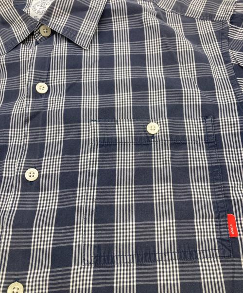 WTAPS（ダブルタップス）WTAPS (ダブルタップス) チェックシャツ ブルー×ホワイト サイズ:Lの古着・服飾アイテム