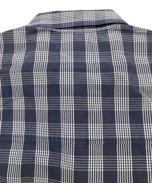 WTAPS（ダブルタップス）WTAPS (ダブルタップス) チェックシャツ ブルー×ホワイト サイズ:Lの古着・服飾アイテム
