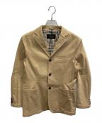 BURBERRY BLACK LABELバーバリーブラックレーベル）の古着「テーラードジャケット【裏地ﾉﾊﾞﾁｪｯｸ】」｜ベージュ