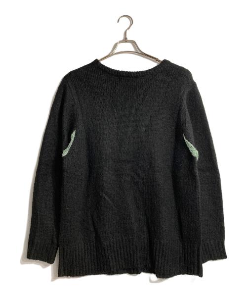 PHINGERIN（フィンガリン）PHINGERIN (フィンガリン) MOHAIR KNIT PLANE ブラック サイズ:Mの古着・服飾アイテム