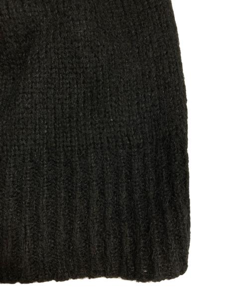 PHINGERIN（フィンガリン）PHINGERIN (フィンガリン) MOHAIR KNIT PLANE ブラック サイズ:Mの古着・服飾アイテム