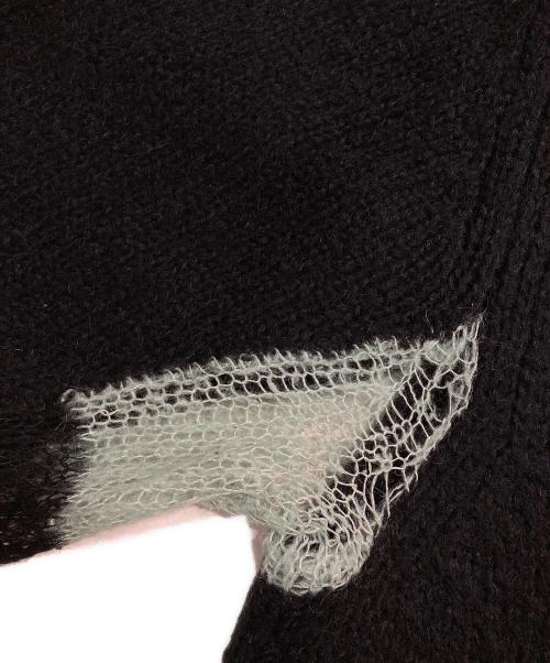 PHINGERIN（フィンガリン）PHINGERIN (フィンガリン) MOHAIR KNIT PLANE ブラック サイズ:Mの古着・服飾アイテム