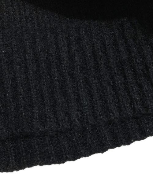 PHINGERIN（フィンガリン）PHINGERIN (フィンガリン) MOHAIR KNIT PLANE ブラック サイズ:Mの古着・服飾アイテム