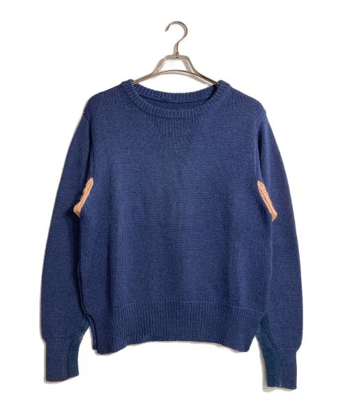 PHINGERIN（フィンガリン）PHINGERIN (フィンガリン) MOHAIR KNIT PLANE ネイビー サイズ:Lの古着・服飾アイテム