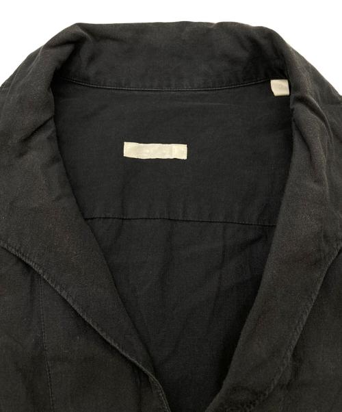 COMOLI（コモリ）COMOLI (コモリ) スキッパー半袖シャツ ブラック サイズ:2の古着・服飾アイテム