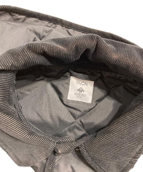 TAION（タイオン）TAION (タイオン) キルティングジャケット ブラック サイズ:4の古着・服飾アイテム