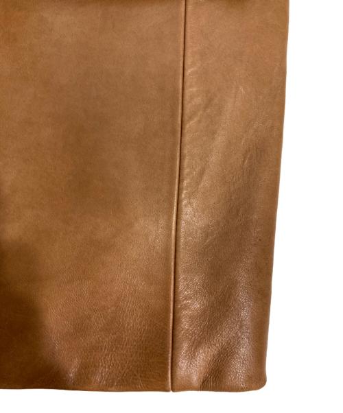 BANANA REPUBLIC（バナナリパブリック）BANANA REPUBLIC (バナナリパブリック) 00s レザーテーラードジャケット ブラウン サイズ:40の古着・服飾アイテム