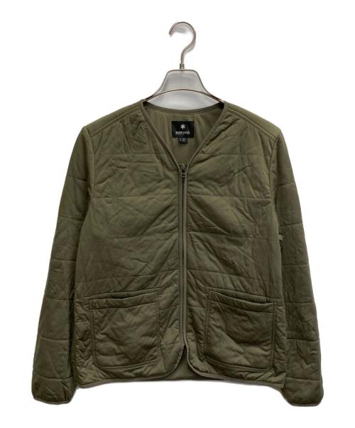 Snow peak（スノーピーク）snow peak (スノーピーク) フレキシブルインサレーションカーディガン カーキ サイズ:Mの古着・服飾アイテム